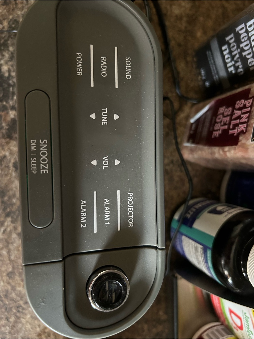 Homedics SoundSpa Recharged Alarm Clock - ceiling projection if need be. - Picture 3 of 4